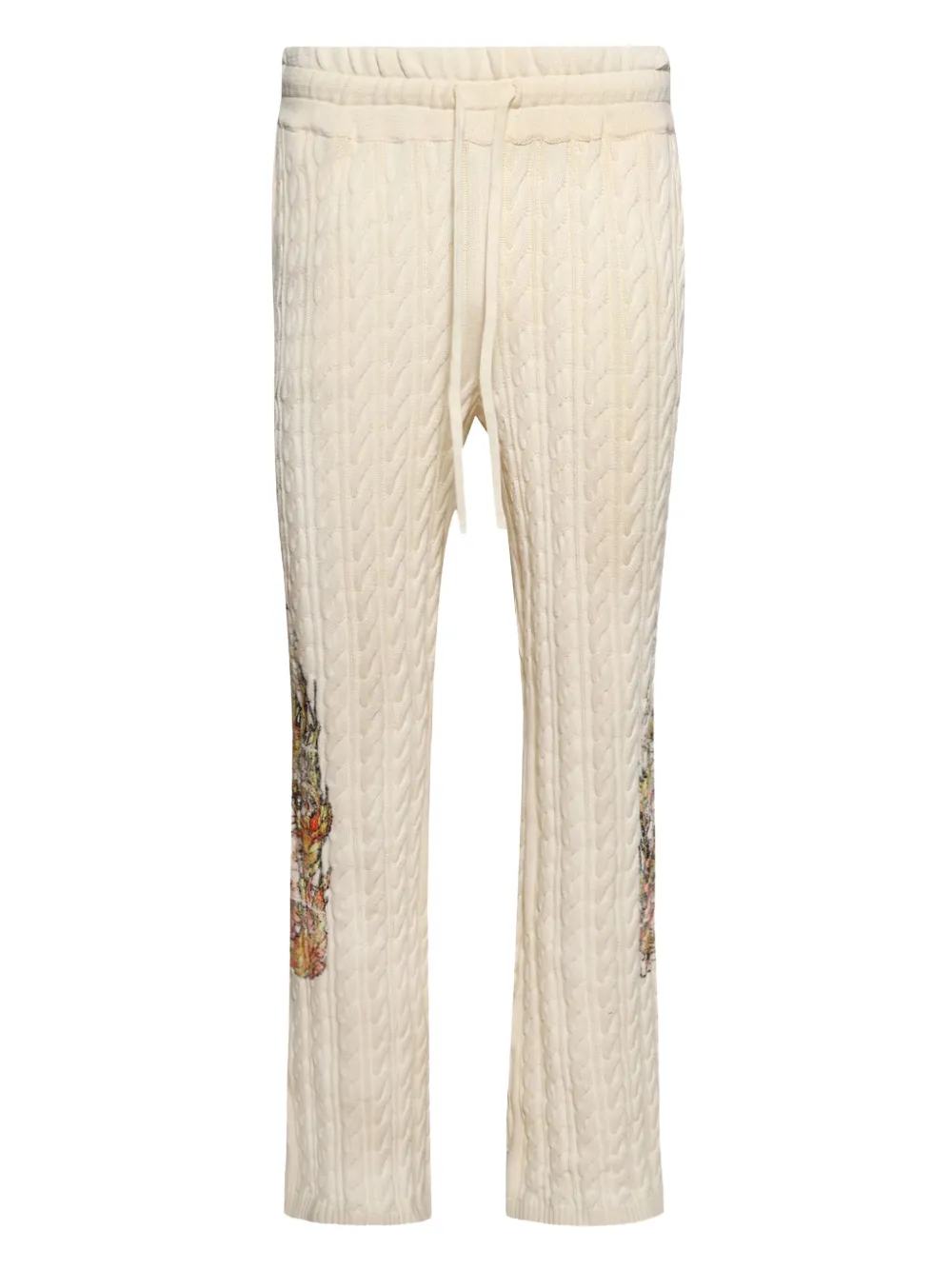 Брюки фактурной вязки с вышивкой Who Decides War, нейтральный
Брюки фактурной вязки с вышивкой Who Decides War, нейтральный