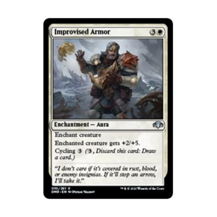 CCG Импровизированная броня (U), MTG - Dominaria Remastered
CCG Импровизированная броня (U), MTG - Dominaria Remastered