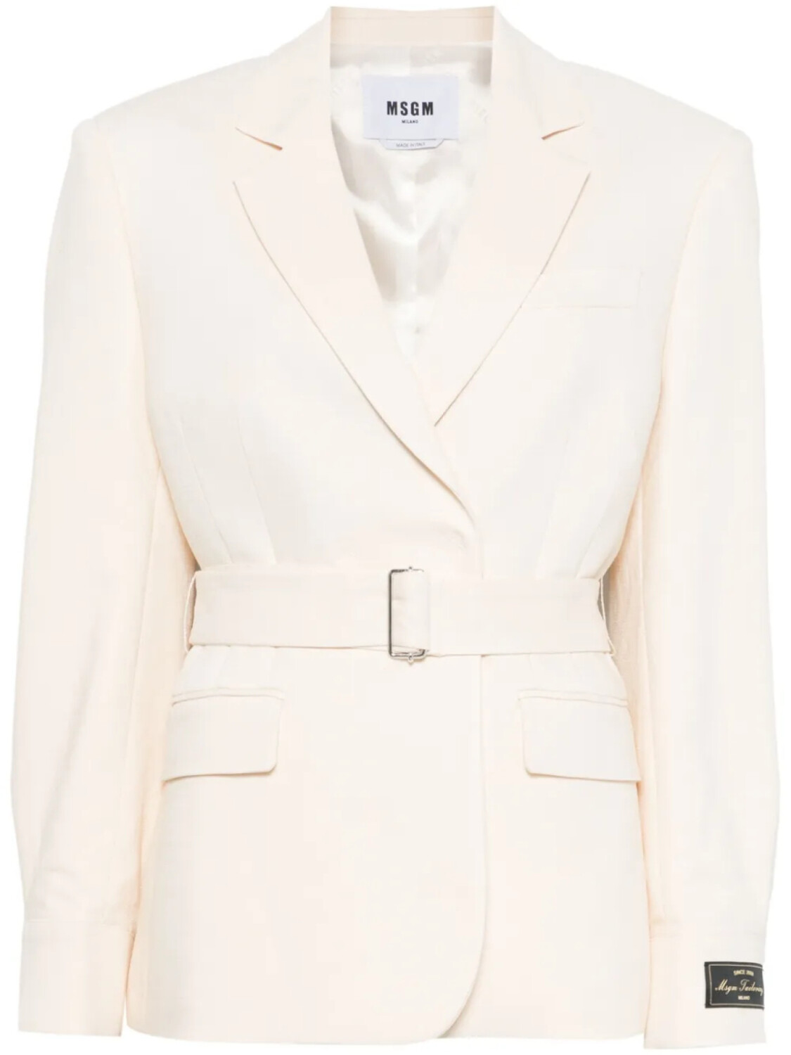 MSGM блейзер с поясом, нейтральный
MSGM блейзер с поясом, нейтральный