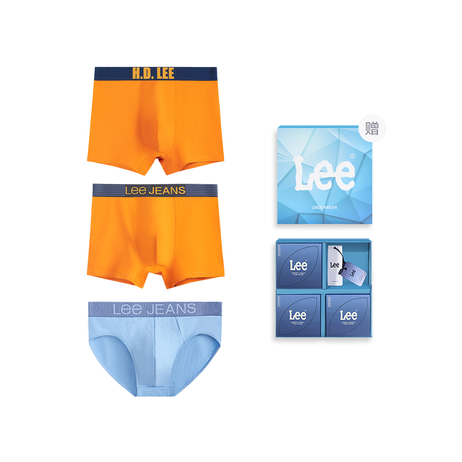 Lee Подарочный набор мужского белья Xline, 3 штуки
Lee Подарочный набор мужского белья Xline, 3 штуки