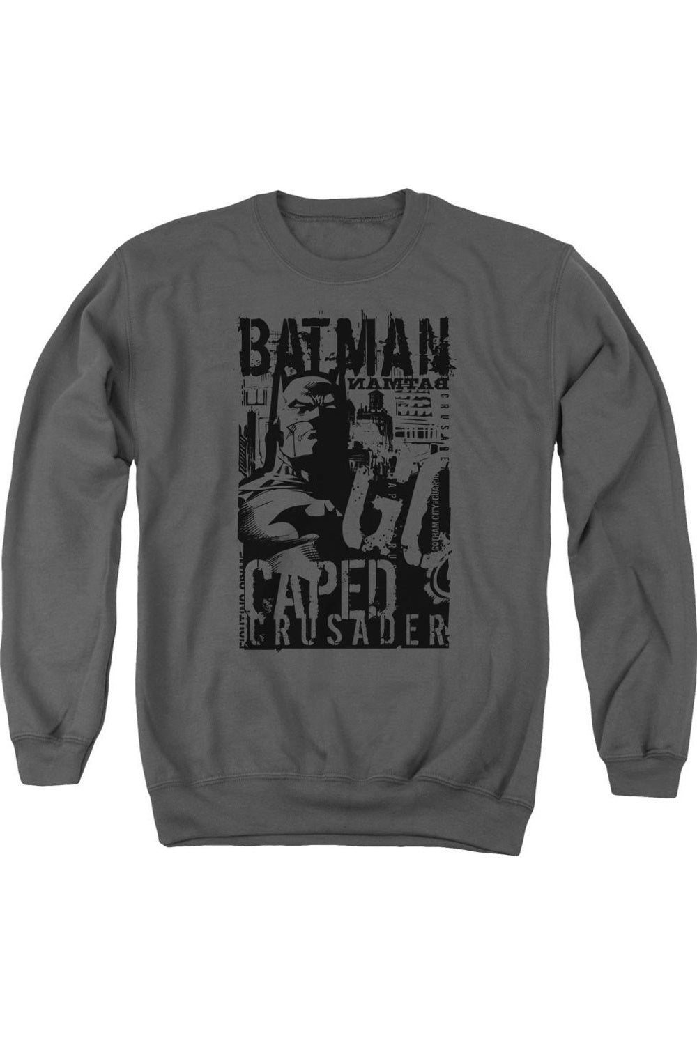 Толстовка Batman Caped Crusader для взрослых с круглым вырезом Gildan, цвет charcoal
Толстовка Batman Caped Crusader для взрослых с круглым вырезом Gildan, цвет charcoal