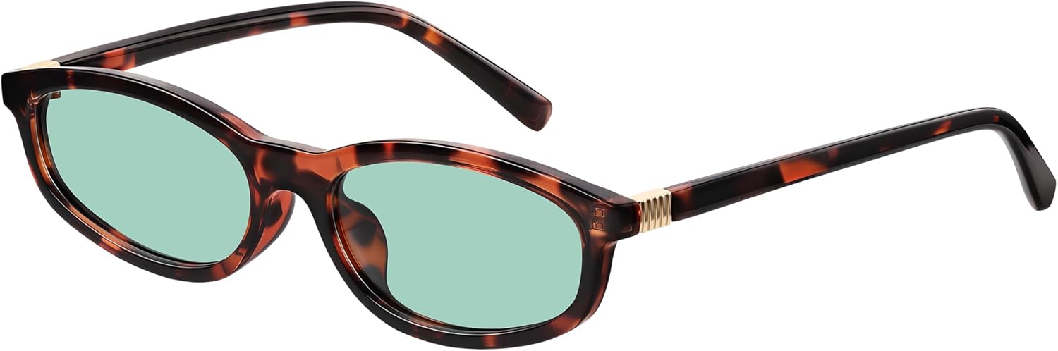 Ретро поляризованные солнцезащитные очки для женщин и мужчин - модные солнцезащитные очки с защитой от УФ-излучения, легкие, в винтажном стиле ELITERA, 02-1pack-leopard Frame Sea Green Lens
Ретро поляризованные солнцезащитные очки для женщин и мужчин - модные солнцезащитные очки с защитой от УФ-излучения, легкие, в винтажном стиле ELITERA, 02-1pack-leopard Frame Sea Green Lens