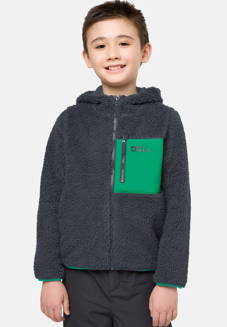 Флисовая куртка Jack Wolfskin ICE CURL HOOD, Phantom / Green/Black
Флисовая куртка Jack Wolfskin ICE CURL HOOD, Phantom / Green/Black