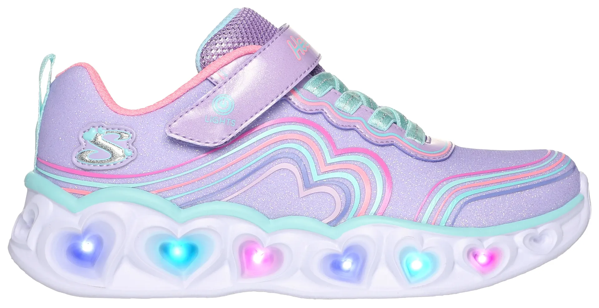 Детские кроссовки Skechers "HEART LIGHTS", повседневная обувь, обувь на липучке, блестящая обувь с разноцветной радужной строчкой Skechers Kids, цвет Fliederfarben
Детские кроссовки Skechers "HEART LIGHTS", повседневная обувь, обувь на липучке, блестящая обувь с разноцветной радужной строчкой Skechers Kids, цвет Fliederfarben