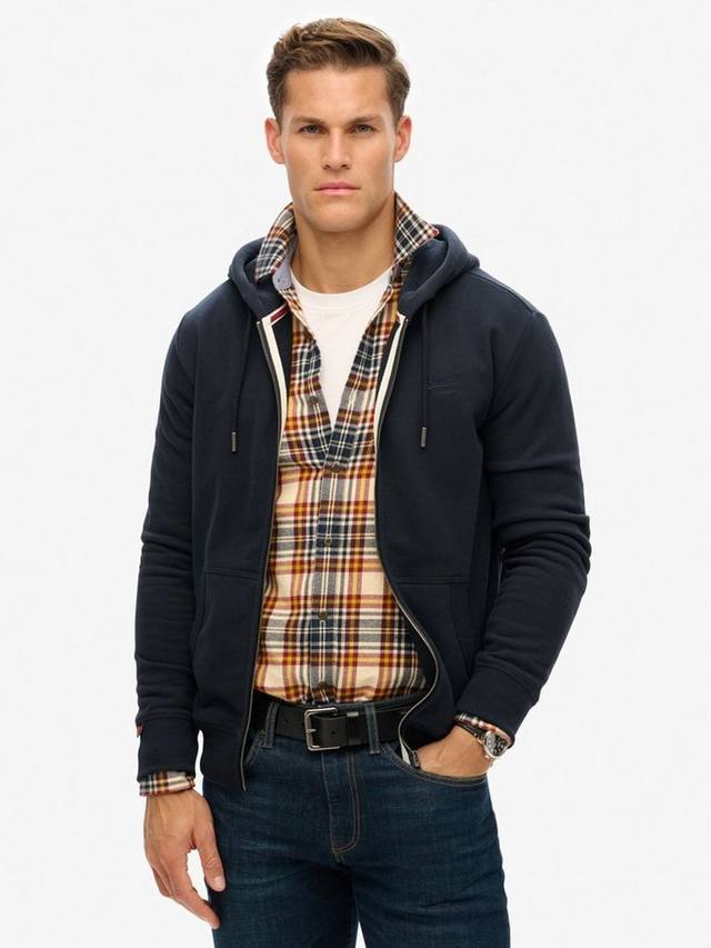 Толстовка с молнией и логотипом Essential Superdry, Eclipse Navy
Толстовка с молнией и логотипом Essential Superdry, Eclipse Navy