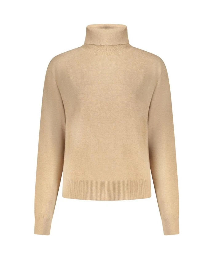 Вязаный хлопковый свитер с ребристой отделкой Pepe Jeans, бежевый
Вязаный хлопковый свитер с ребристой отделкой Pepe Jeans, бежевый