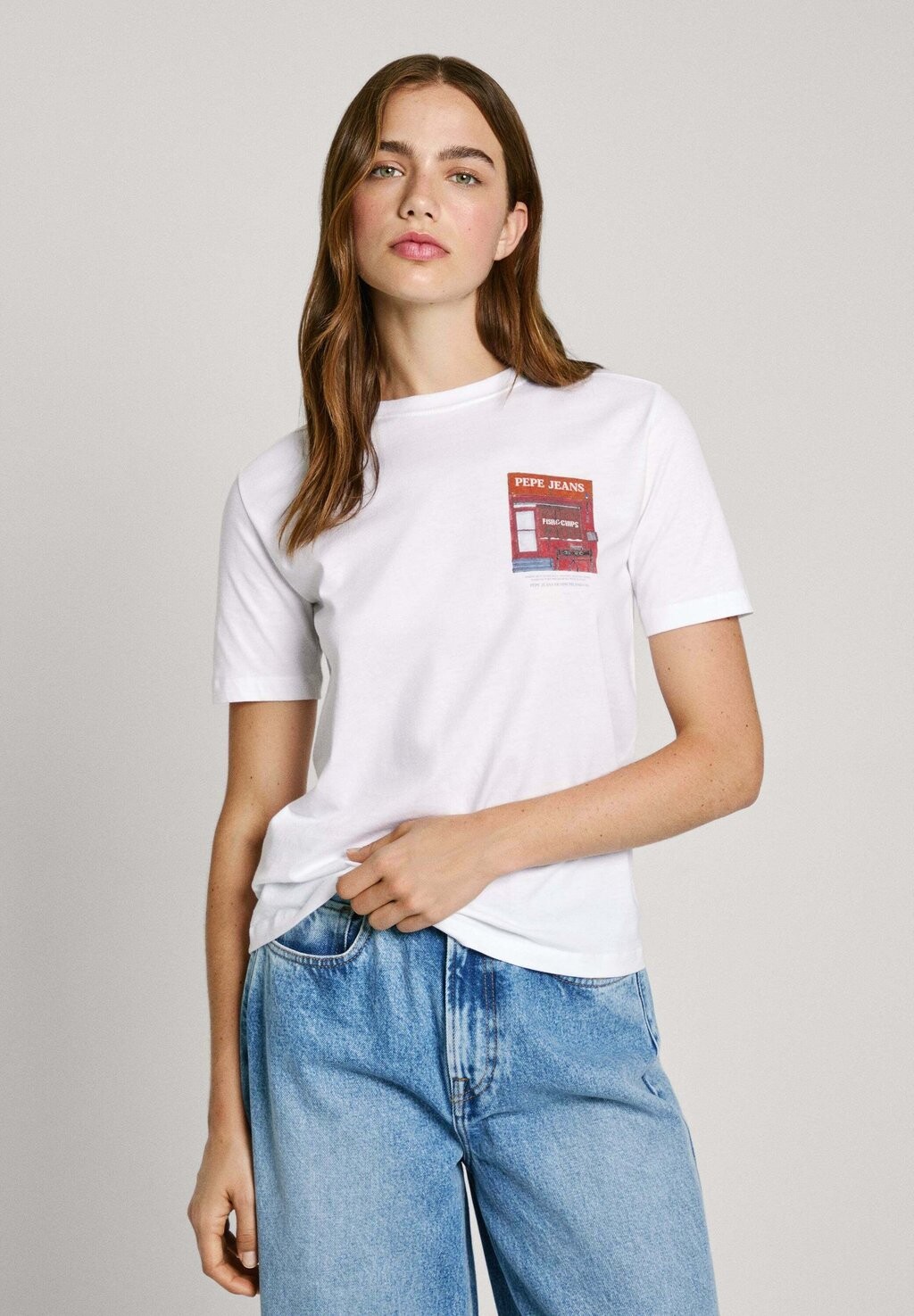 Футболка с принтом GWENDOLYN Pepe Jeans, белый
Футболка с принтом GWENDOLYN Pepe Jeans, белый