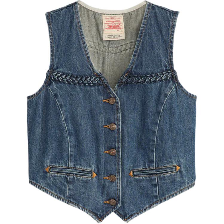 Levis Женский синий жилет, Blue
Levis Женский синий жилет, Blue