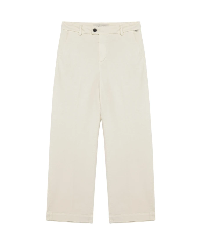 Кремовые брюки клеш aw24 Roy Roger'S, бежевый 
Кремовые брюки клеш aw24 Roy Roger'S, бежевый