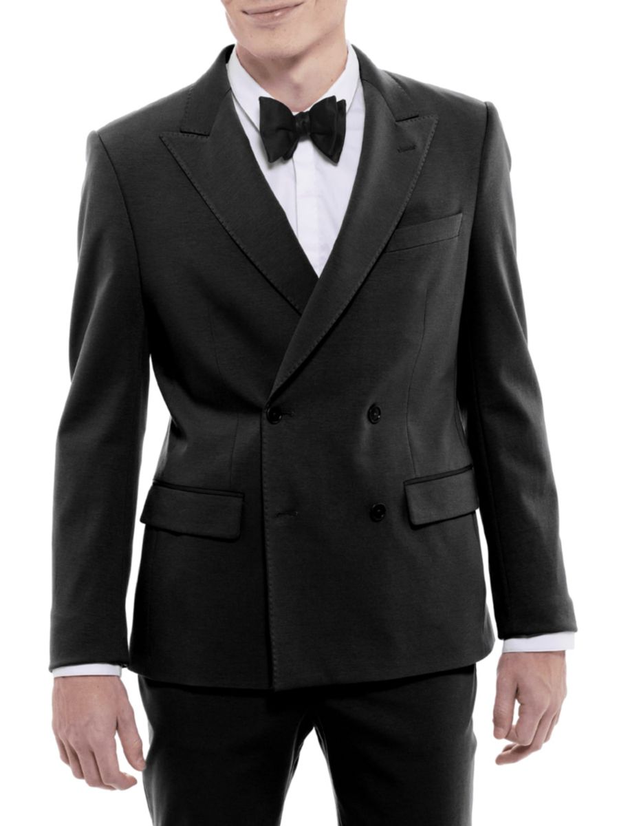 Двубортный блейзер Thompson Slim Fit D.RT, черный
Двубортный блейзер Thompson Slim Fit D.RT, черный