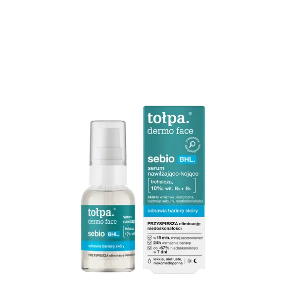 Увлажняющая и успокаивающая сыворотка для лица, 30 мл Tołpa Dermo face sebio bhl
Увлажняющая и успокаивающая сыворотка для лица, 30 мл Tołpa Dermo face sebio bhl