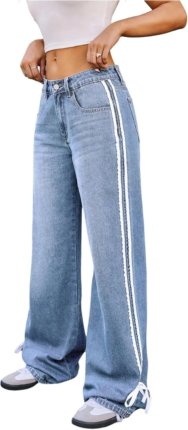 GORGLITTER женские джинсы wide leg с карманами
GORGLITTER женские джинсы wide leg с карманами