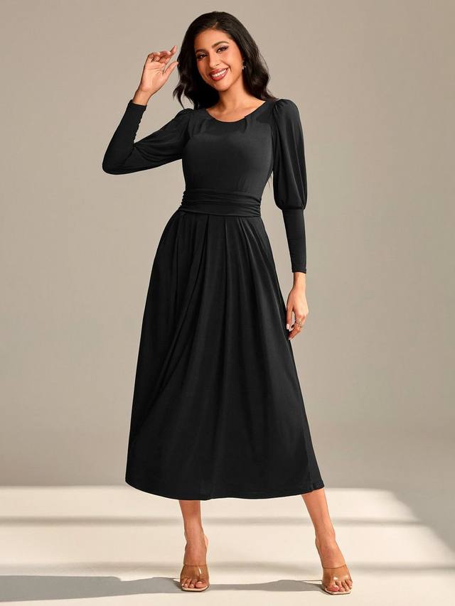 Фасонистый фларед джерси мидакси платье Jolie Moi, Black
Фасонистый фларед джерси мидакси платье Jolie Moi, Black