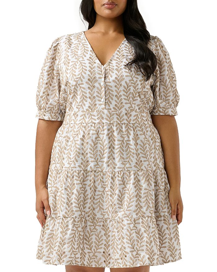 Платье La Croisette с вышивкой Estelle Plus, коричневый/бежевый
Платье La Croisette с вышивкой Estelle Plus, коричневый/бежевый