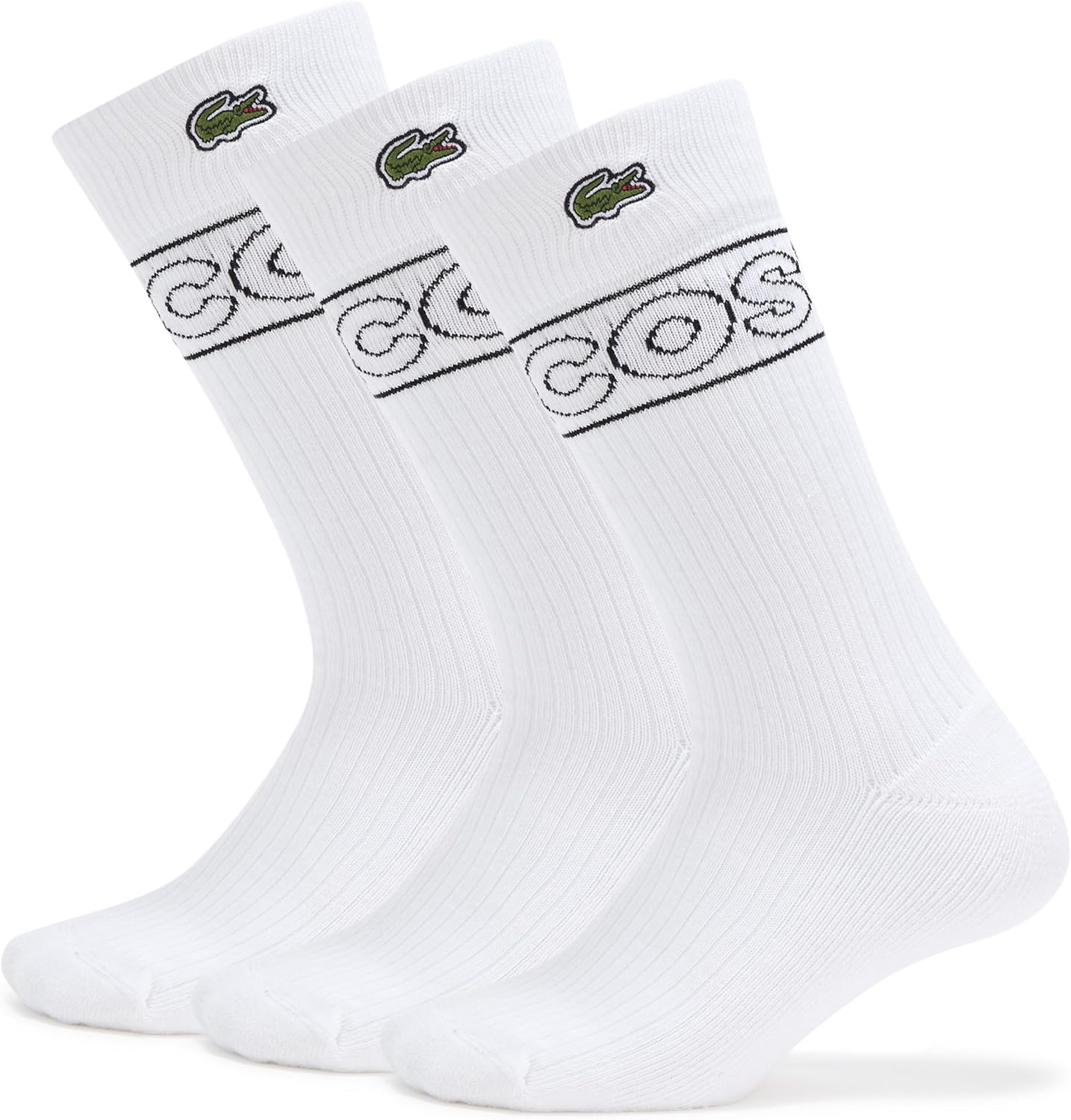 Lacoste Unisex, 3 пары носков с логотипом, White
Lacoste Unisex, 3 пары носков с логотипом, White