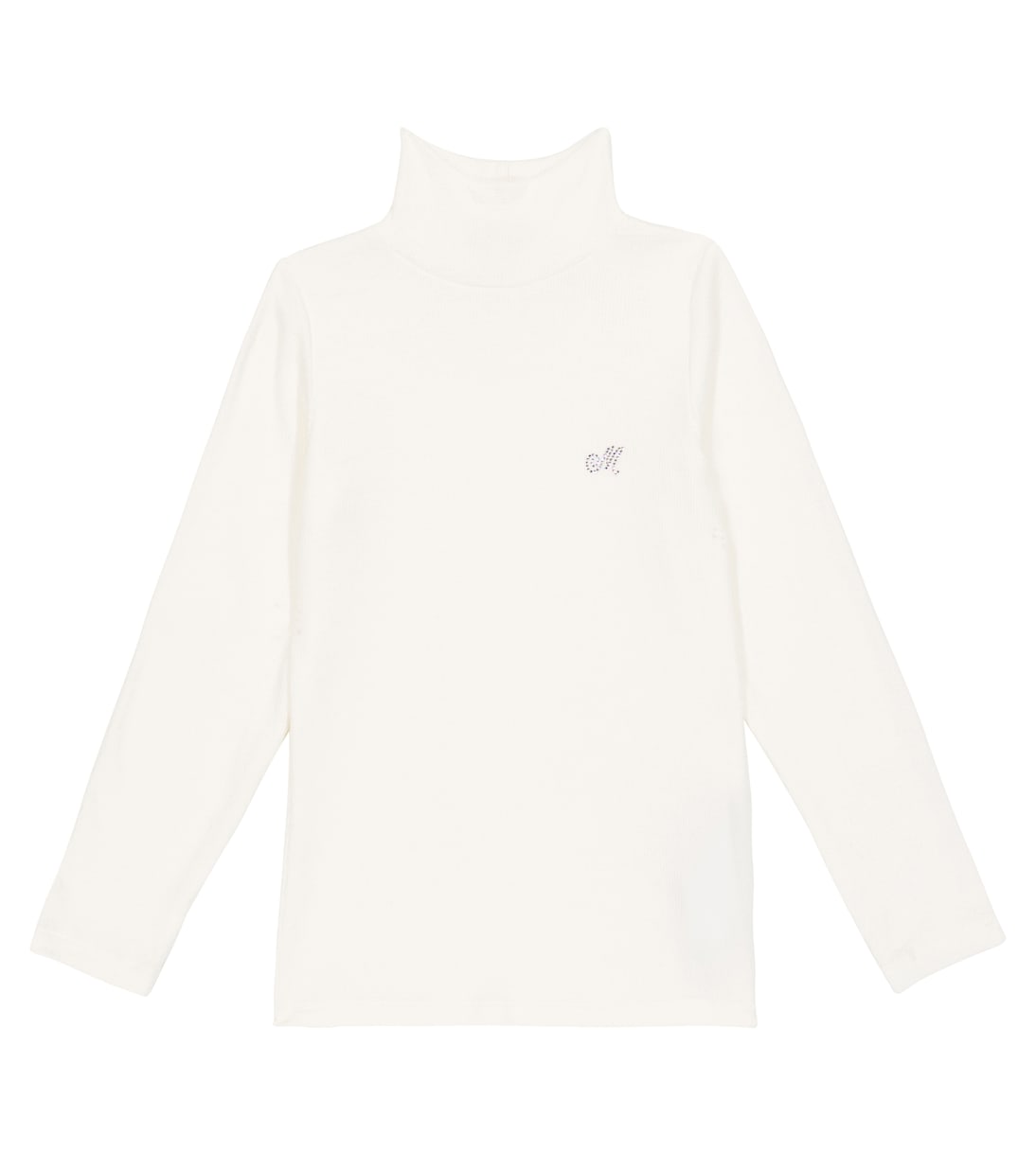 Топ, украшенный кристаллами Monnalisa, Panna 
Топ, украшенный кристаллами Monnalisa, Panna