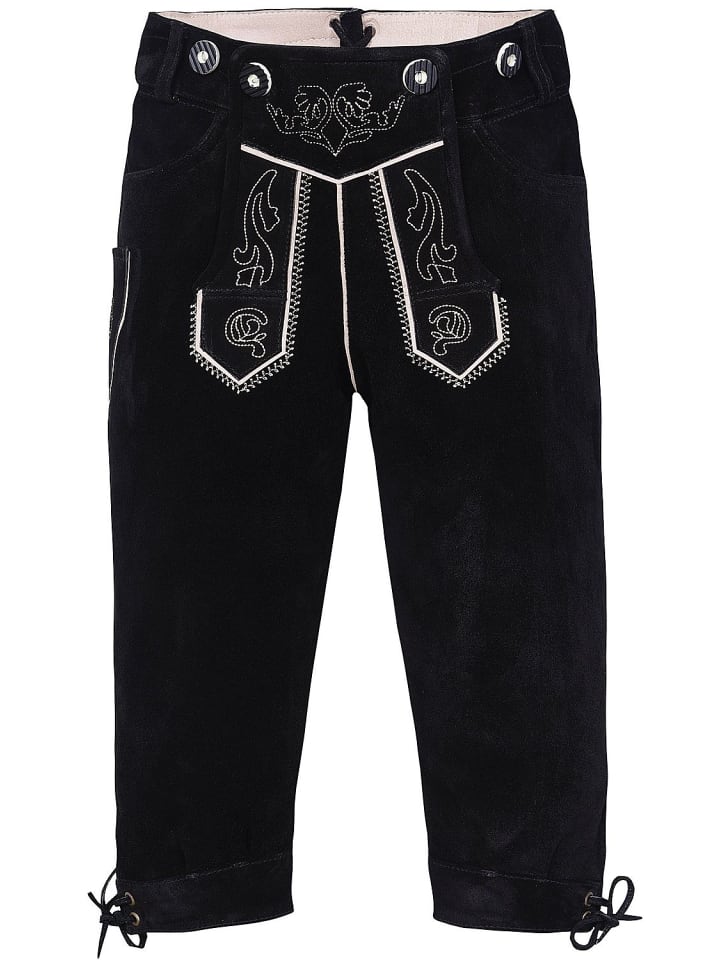 Детские традиционные кожаные брюки Edelnice черного цвета
Детские традиционные кожаные брюки Edelnice черного цвета