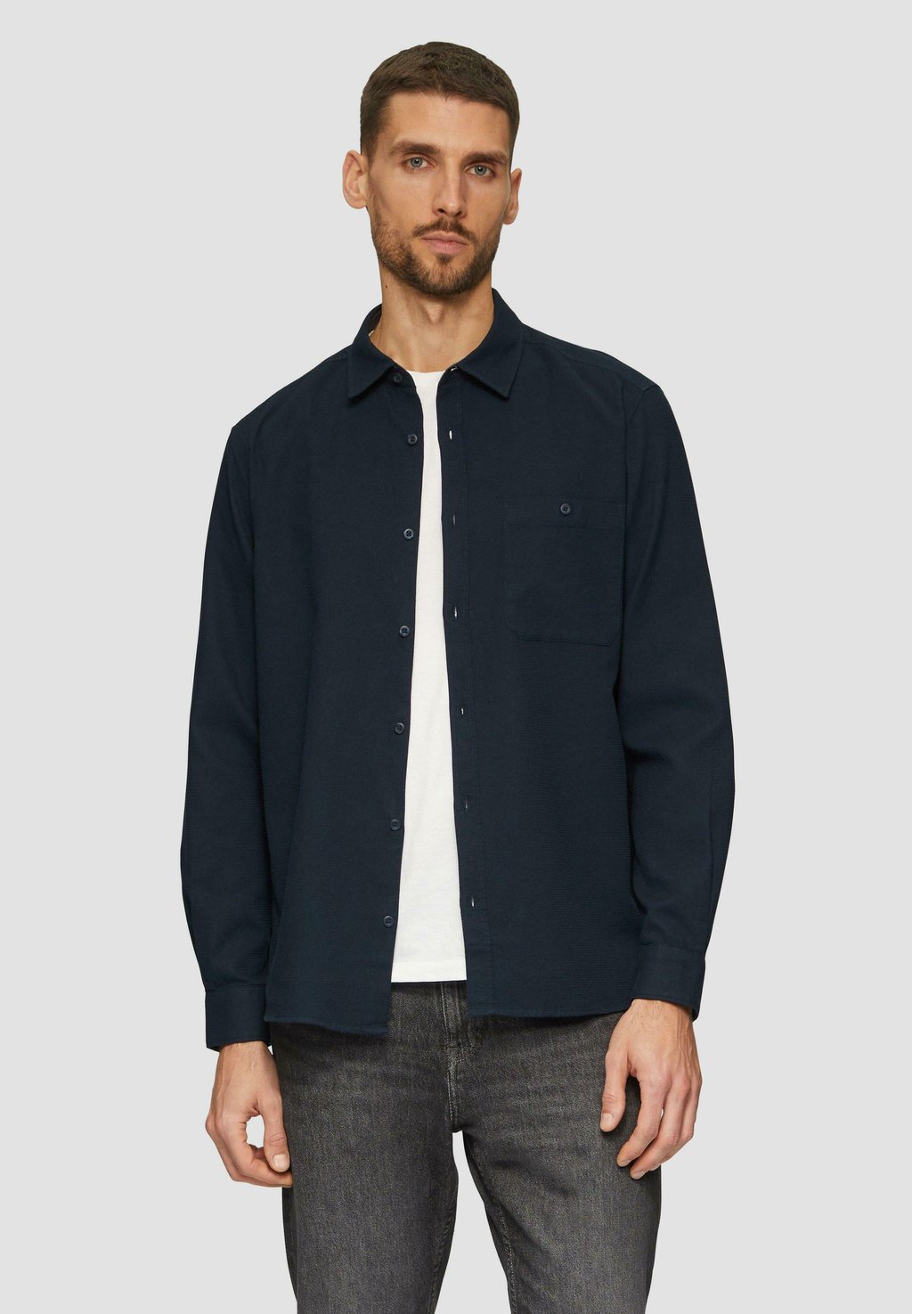 Рубашка s.Oliver, темно-синий
Рубашка s.Oliver, темно-синий