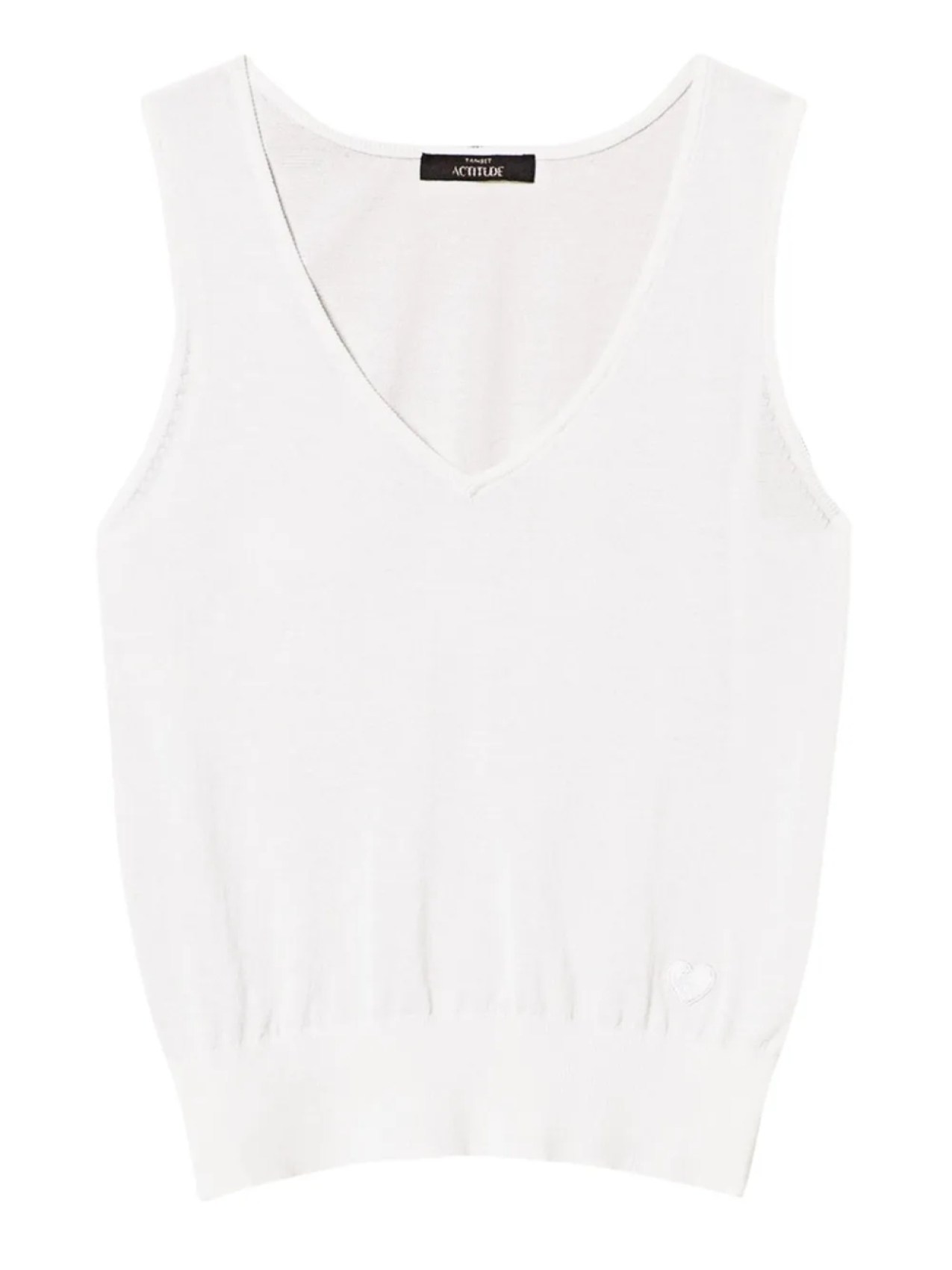 Вязаный жилет с V-образным вырезом TWINSET, белый
Вязаный жилет с V-образным вырезом TWINSET, белый
