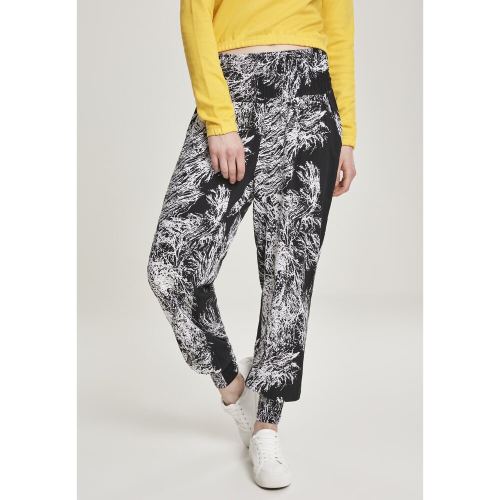 Брюки Urban Classics Sarong, черный 
Брюки Urban Classics Sarong, черный