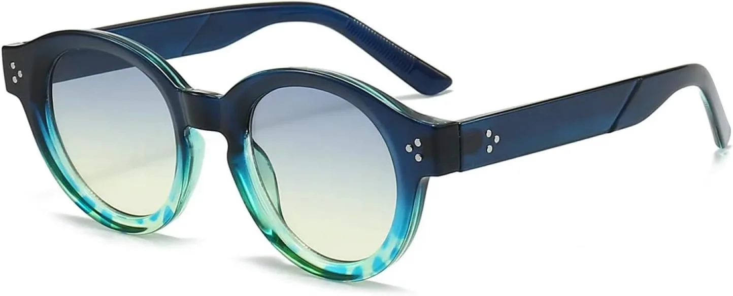 Солнцезащитные очки с защитой UV400 | Круглая оправа, градиентные линзы | Для женщин и мужчин, для занятий спортом на открытом воздухе и вождения DSVIGF, Blue
Солнцезащитные очки с защитой UV400 | Круглая оправа, градиентные линзы | Для женщин и мужчин, для занятий спортом на открытом воздухе и вождения DSVIGF, Blue