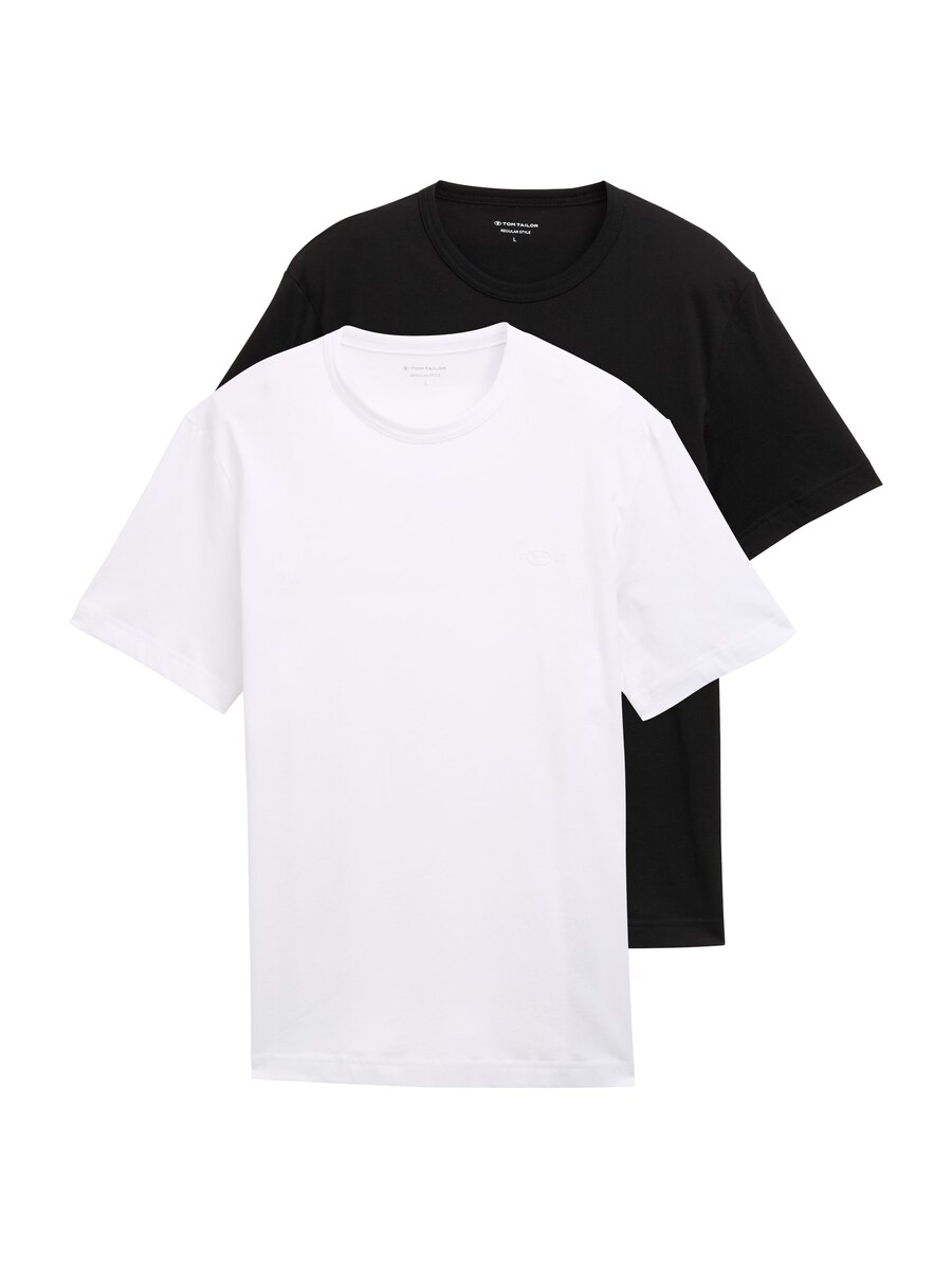 Рубашка TOM TAILOR, черный/белый
Рубашка TOM TAILOR, черный/белый