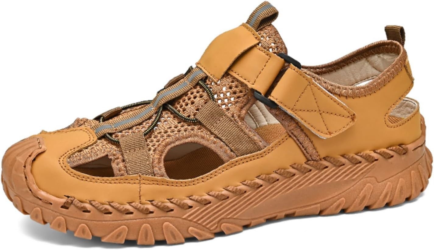 Мужские спортивные сандалии для альпинизма, летние сетчатые дышащие удобные сандалии, спортивные пляжные сандалии Ucilxi, коричневый
Мужские спортивные сандалии для альпинизма, летние сетчатые дышащие удобные сандалии, спортивные пляжные сандалии Ucilxi, коричневый