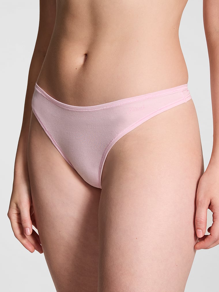 Хлопковые трусики-стринги с высоким вырезом Pink, smooth pink tulip
Хлопковые трусики-стринги с высоким вырезом Pink, smooth pink tulip
