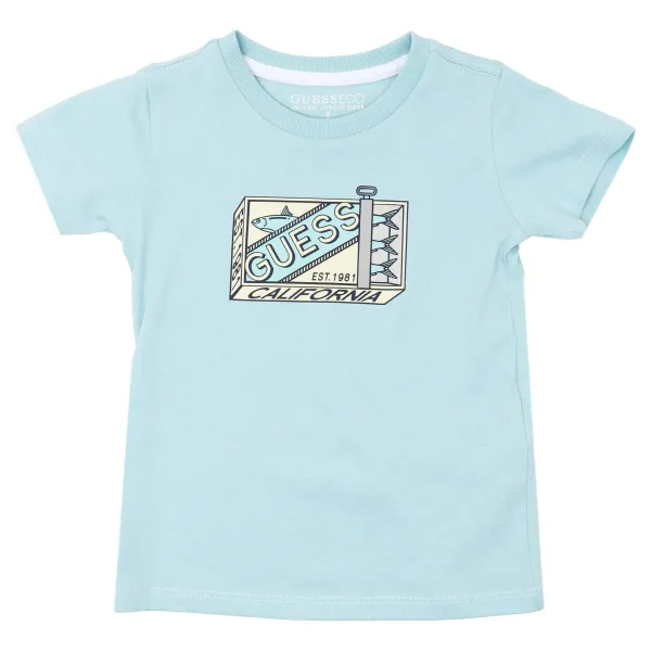 Футболка стандартного кроя Guess, бирюзовый
Футболка стандартного кроя Guess, бирюзовый