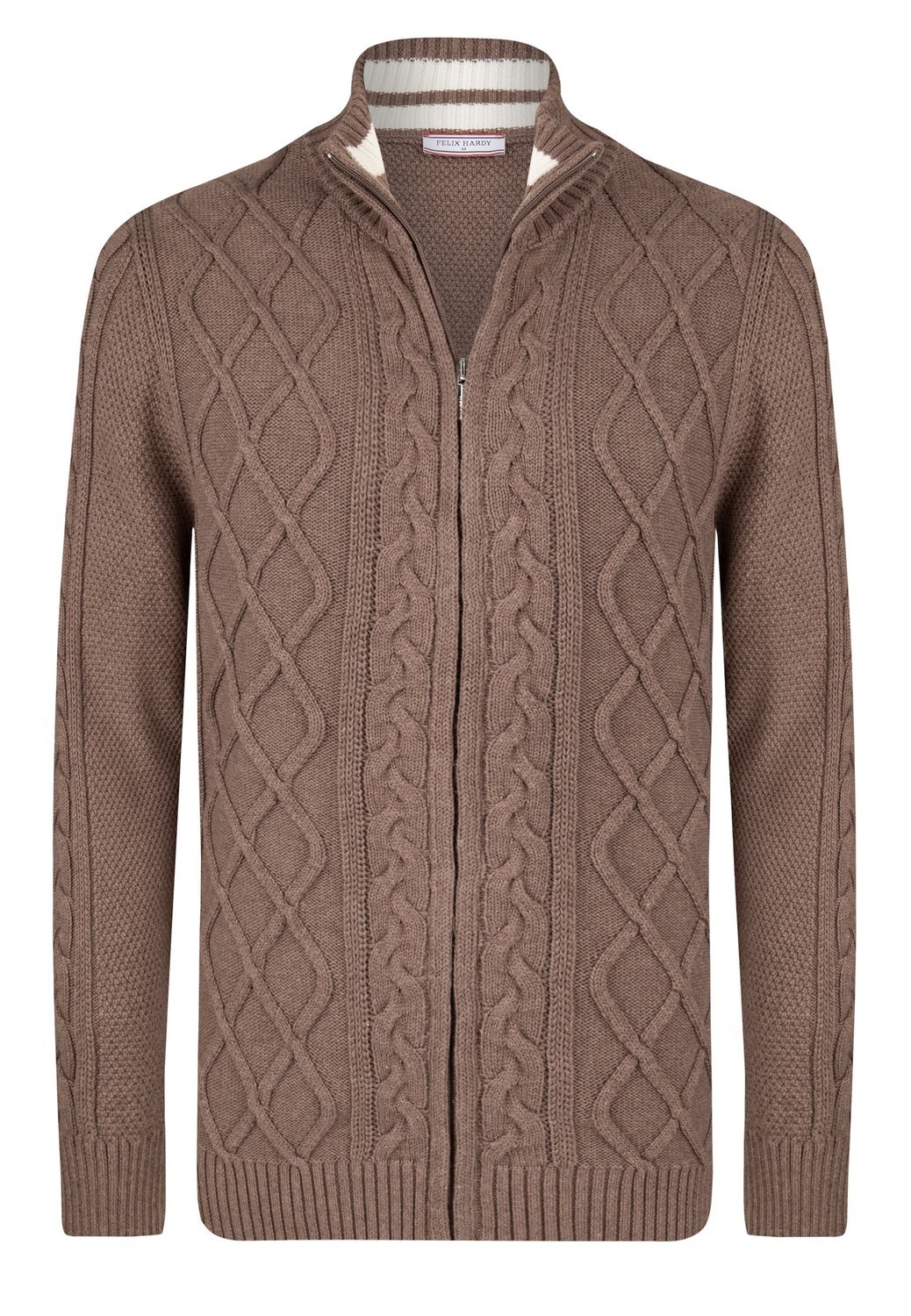 Felix Hardy Кардиган вязаный в цвете мокко
Felix Hardy Кардиган вязаный в цвете мокко