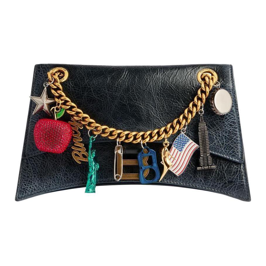 Crush Distressed Маленькая сумка с цепью Balenciaga
Crush Distressed Маленькая сумка с цепью Balenciaga