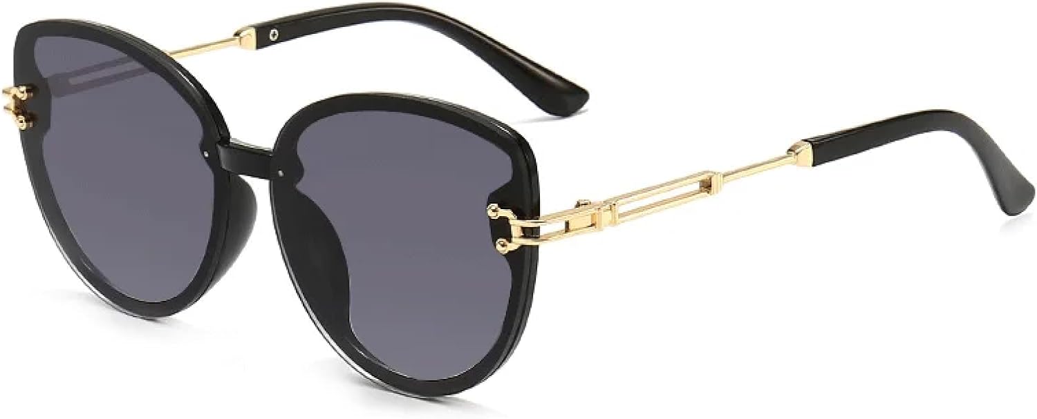 Солнцезащитные очки «кошачий глаз» для женщин и мужчин, градиентные солнцезащитные очки с металлической оправой, черные, защита от УФ-излучения UV400 DSVIGF, Black Grey
Солнцезащитные очки «кошачий глаз» для женщин и мужчин, градиентные солнцезащитные очки с металлической оправой, черные, защита от УФ-излучения UV400 DSVIGF, Black Grey