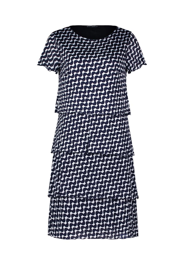 Многоярусное платье с круглым вырезом Betty Barclay, мультиколор 
Многоярусное платье с круглым вырезом Betty Barclay, мультиколор