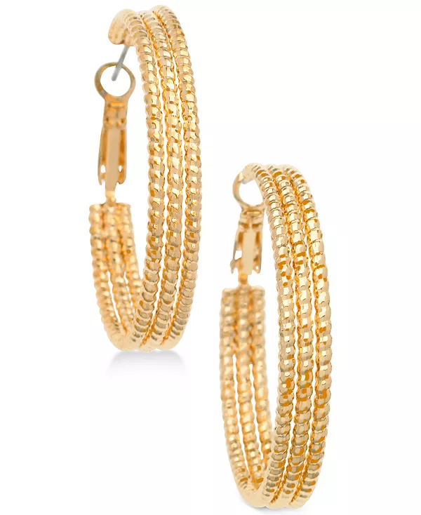 Серьги-Кольца с текстурой 1 1/2 дюйма Guess, gold
Серьги-Кольца с текстурой 1 1/2 дюйма Guess, gold