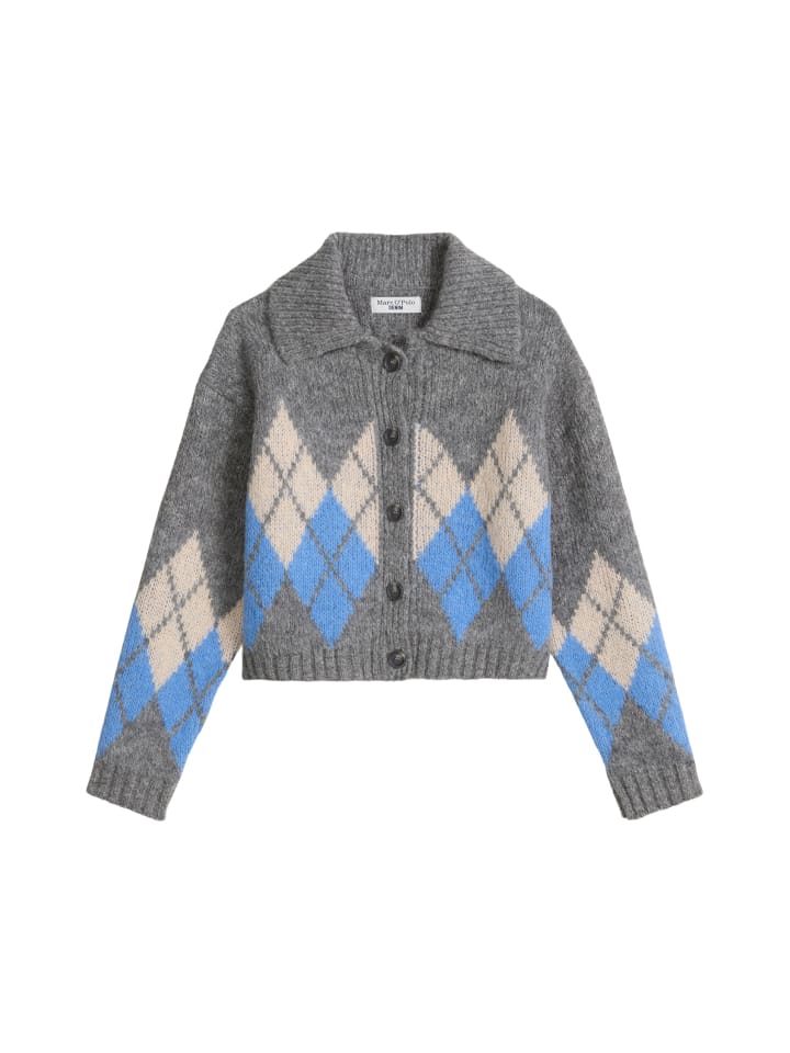 Marc O'Polo DENIM Жаккардовый укороченный кардиган средне-серого цвета
Marc O'Polo DENIM Жаккардовый укороченный кардиган средне-серого цвета