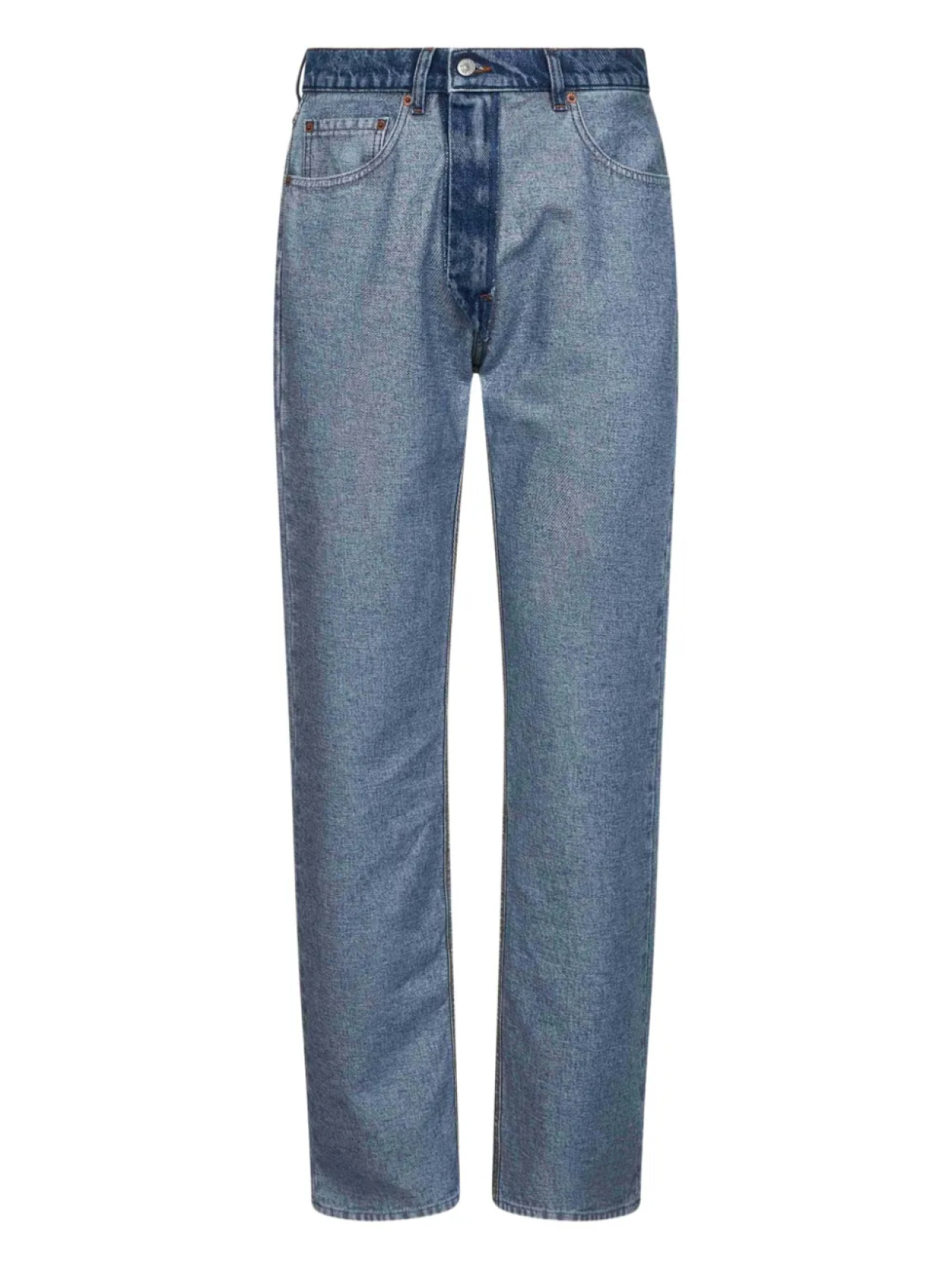 Джинсы MM6 Maison Margiela с пятью карманами, вывернутые наизнанку, синий
Джинсы MM6 Maison Margiela с пятью карманами, вывернутые наизнанку, синий