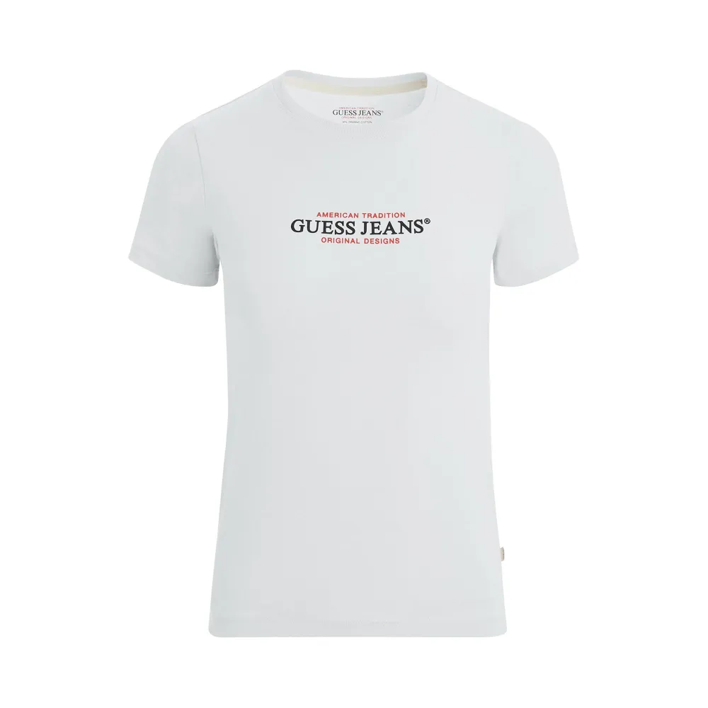 Футболка с коротким рукавом Guess Jeans Gj Cn Slim American Tr, белый
Футболка с коротким рукавом Guess Jeans Gj Cn Slim American Tr, белый