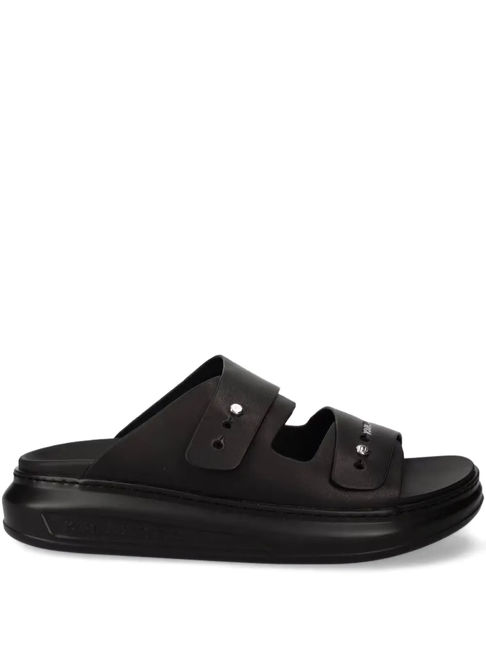 Кожаные сандалии KARL LAGERFELD, черный 
Кожаные сандалии KARL LAGERFELD, черный