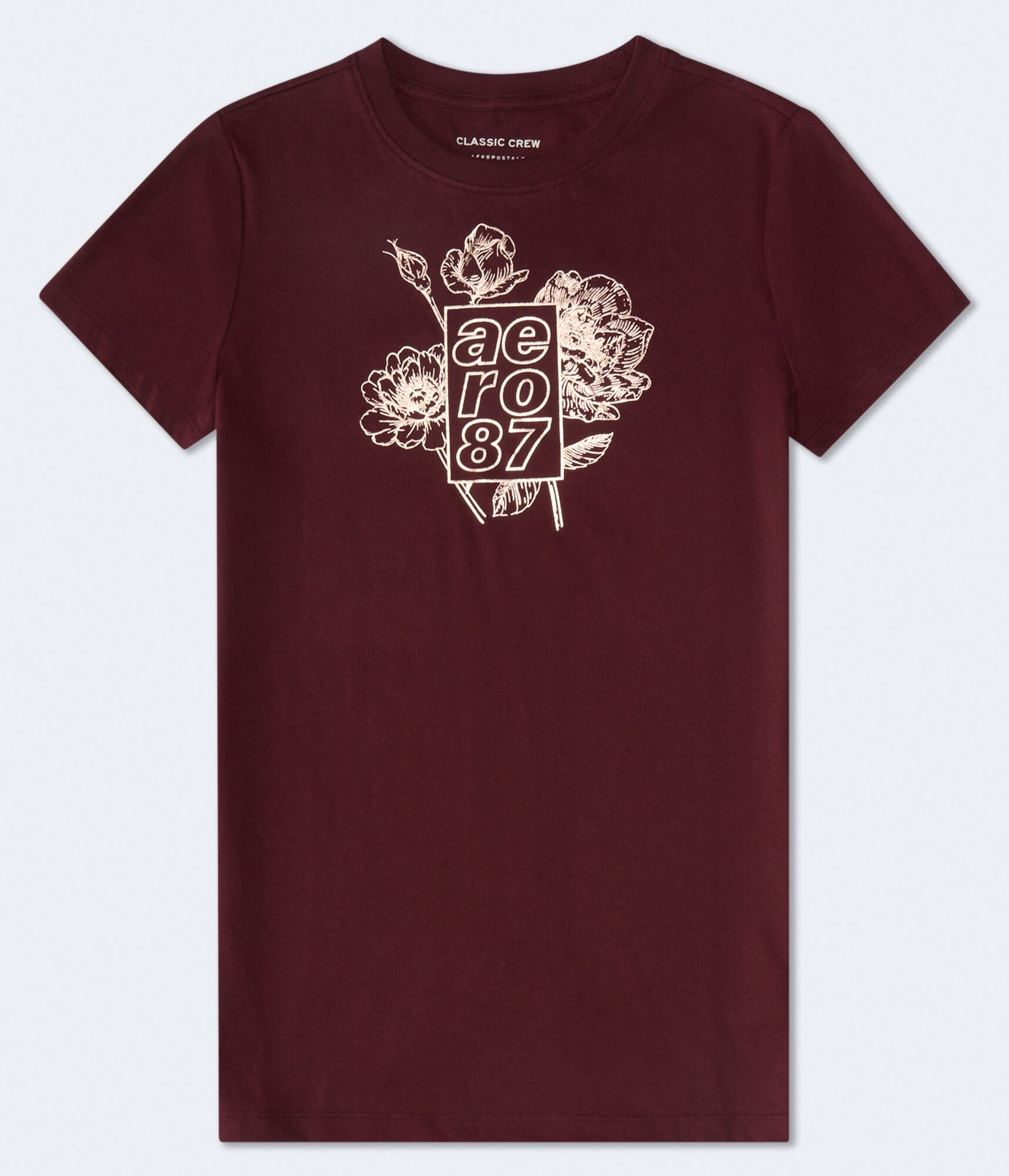 Футболка Aeropostale с цветочным принтом и фольгированным логотипом, темно-красный
Футболка Aeropostale с цветочным принтом и фольгированным логотипом, темно-красный