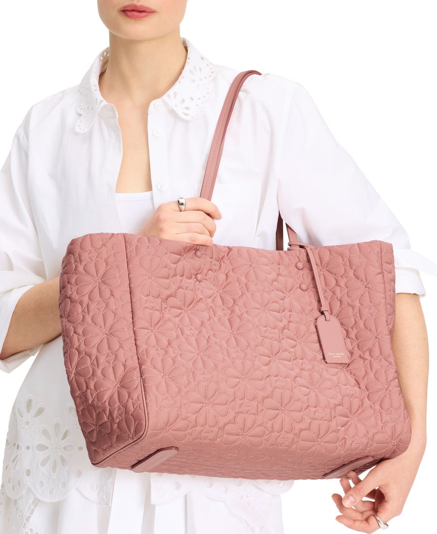 Большая стеганая сумка-тоут Tilly kate spade new york, Cosmetic Pink
Большая стеганая сумка-тоут Tilly kate spade new york, Cosmetic Pink