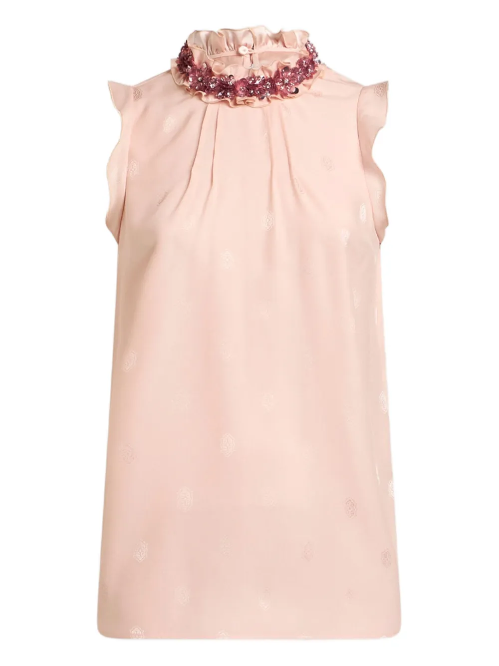 Декорированный шелковый топ ETRO, розовый
Декорированный шелковый топ ETRO, розовый