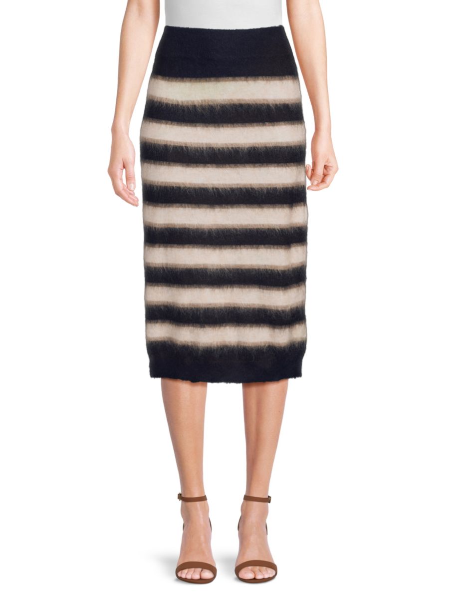 Юбка миди в полоску Brunello Cucinelli, темно-синий
Юбка миди в полоску Brunello Cucinelli, темно-синий