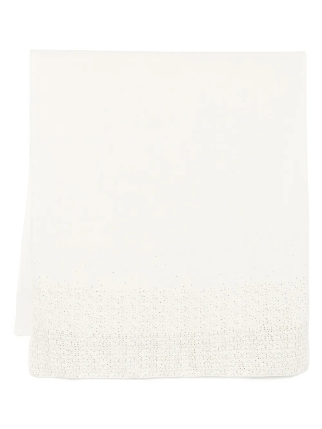 Ermanno Scervino платок с кристаллами, белый 
Ermanno Scervino платок с кристаллами, белый