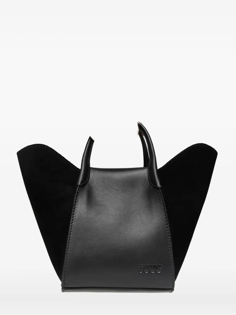 Маленькая замшевая сумка-тоут Tulip TOUS, черный
Маленькая замшевая сумка-тоут Tulip TOUS, черный