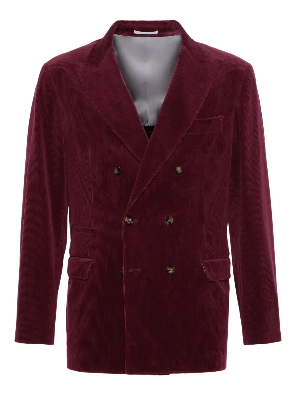Вельветовый блейзер Brunello Cucinelli, красный 
Вельветовый блейзер Brunello Cucinelli, красный