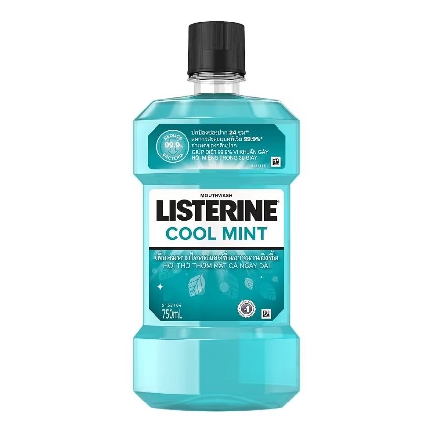 Listerine Ополаскиватель для рта Cool Mint 750 мл, Blue
Listerine Ополаскиватель для рта Cool Mint 750 мл, Blue