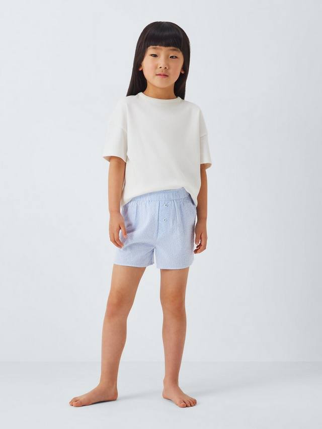 Детские пижамные шорты в полоску из пике Mix-And-Match John Lewis, Light Blue
Детские пижамные шорты в полоску из пике Mix-And-Match John Lewis, Light Blue