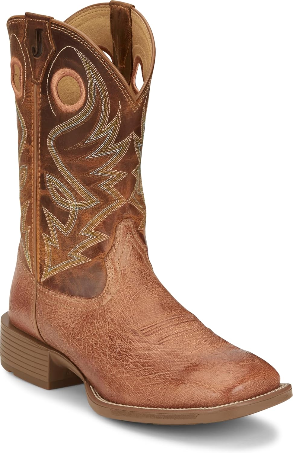 Мужские вестерн-бутсы Justin Roswell 11 Smooth Ostrich, из премиальной кожи, стелька J-Flex, квадратный носок, противоскользящая подошва, Cognac
Мужские вестерн-бутсы Justin Roswell 11 Smooth Ostrich, из премиальной кожи, стелька J-Flex, квадратный носок, противоскользящая подошва, Cognac