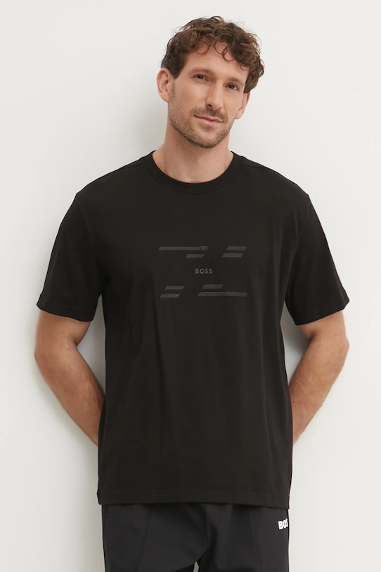 Хлопковая футболка Boss Green, черный
Хлопковая футболка Boss Green, черный