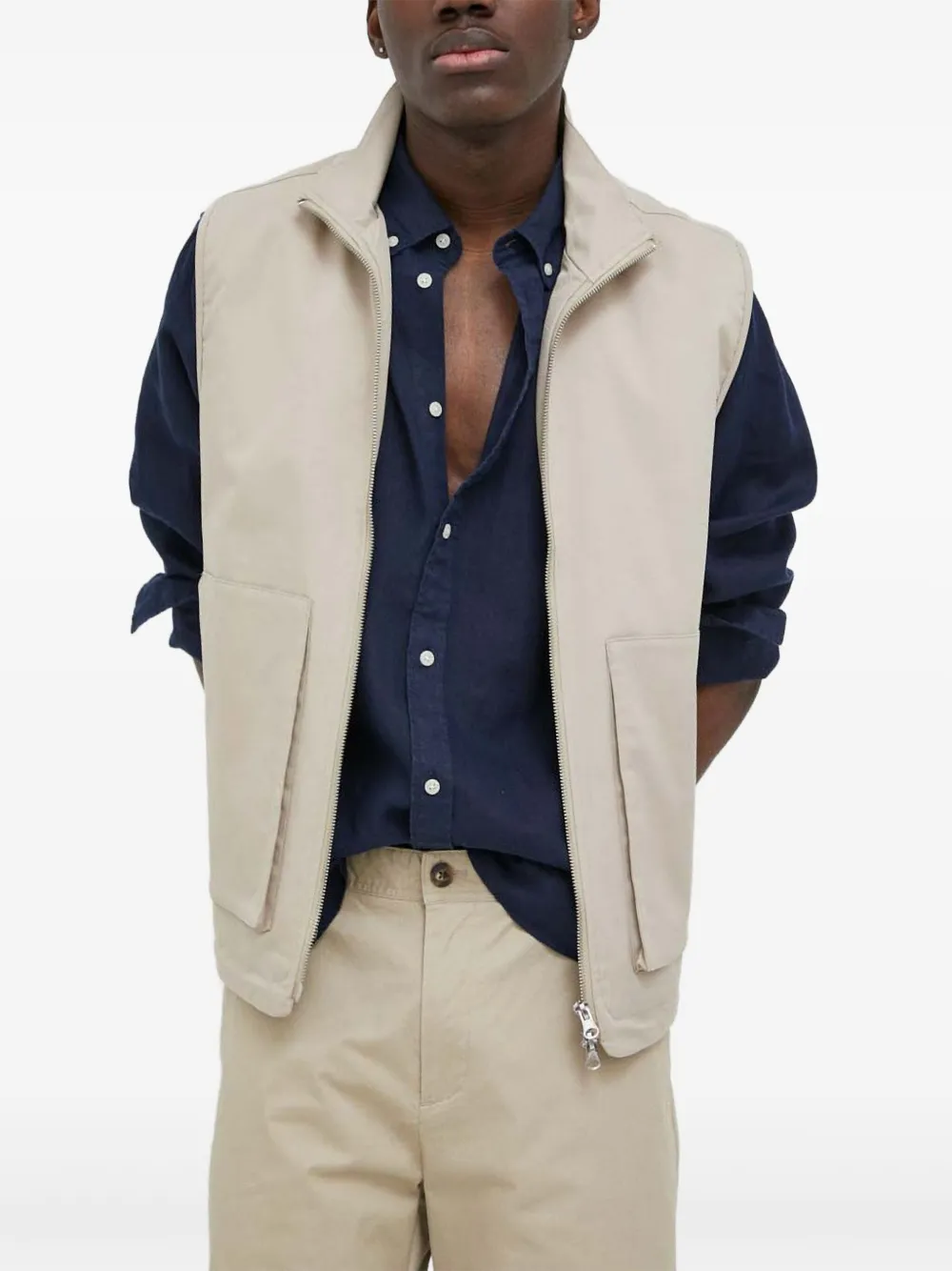 Жилет с карманами Les Deux, бежевый
Жилет с карманами Les Deux, бежевый